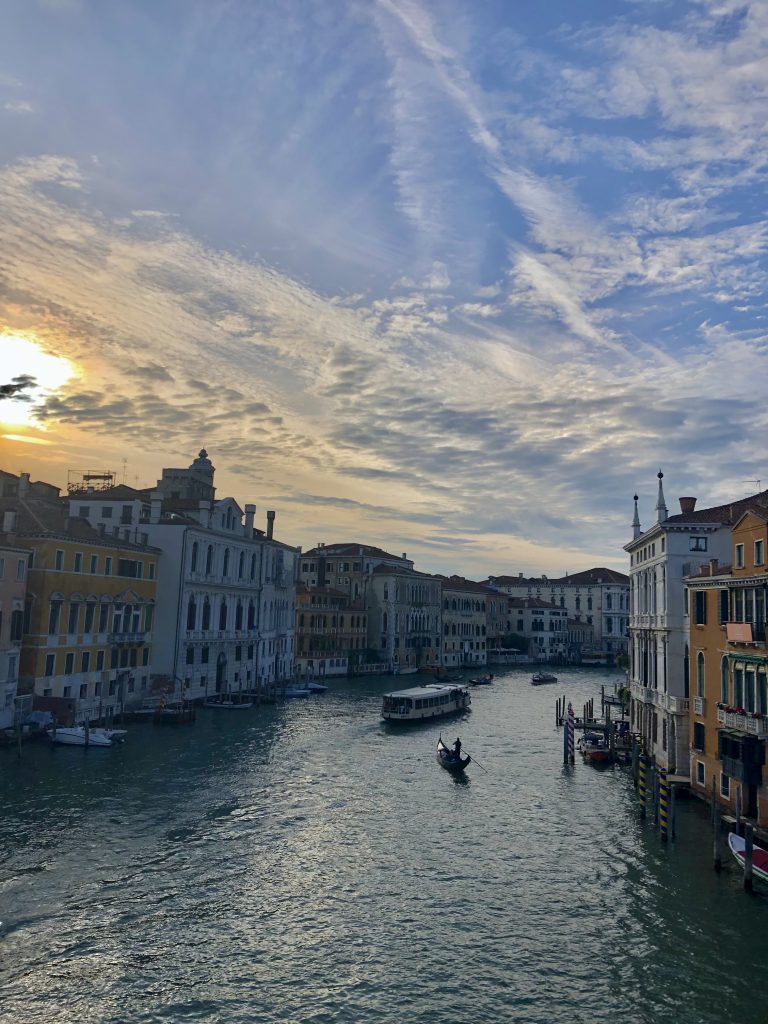 Pont de l'Académie 2, Venise Pont de l'Académie, Ponte dell'Academia, Academy Bridge, Sunset Venice