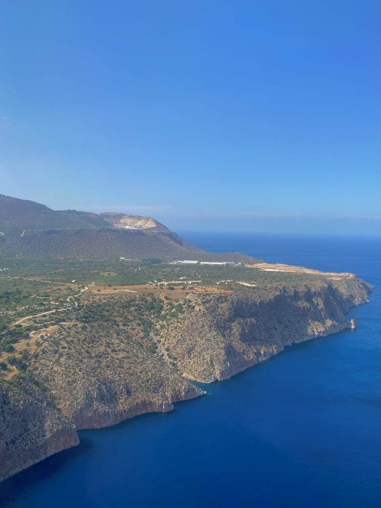 La Crète vue du ciel