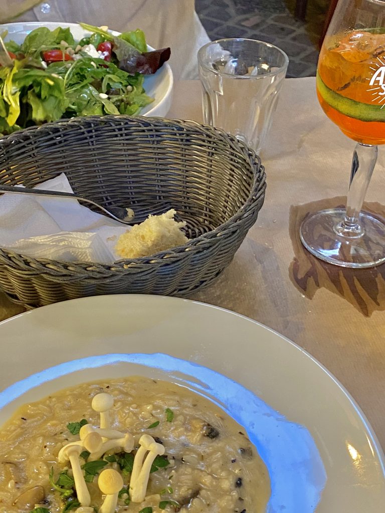 Risotto à la truffe, Enetikon Restaurant à La Canée, Crète