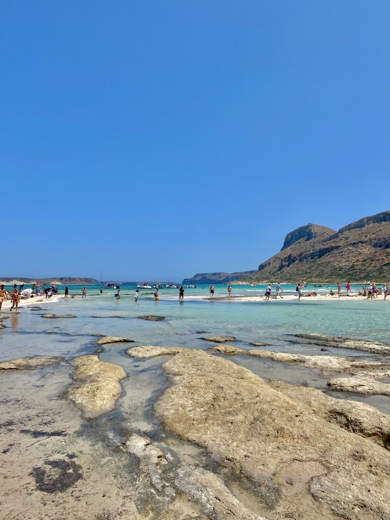 Lagon de Balos, eau cristalline