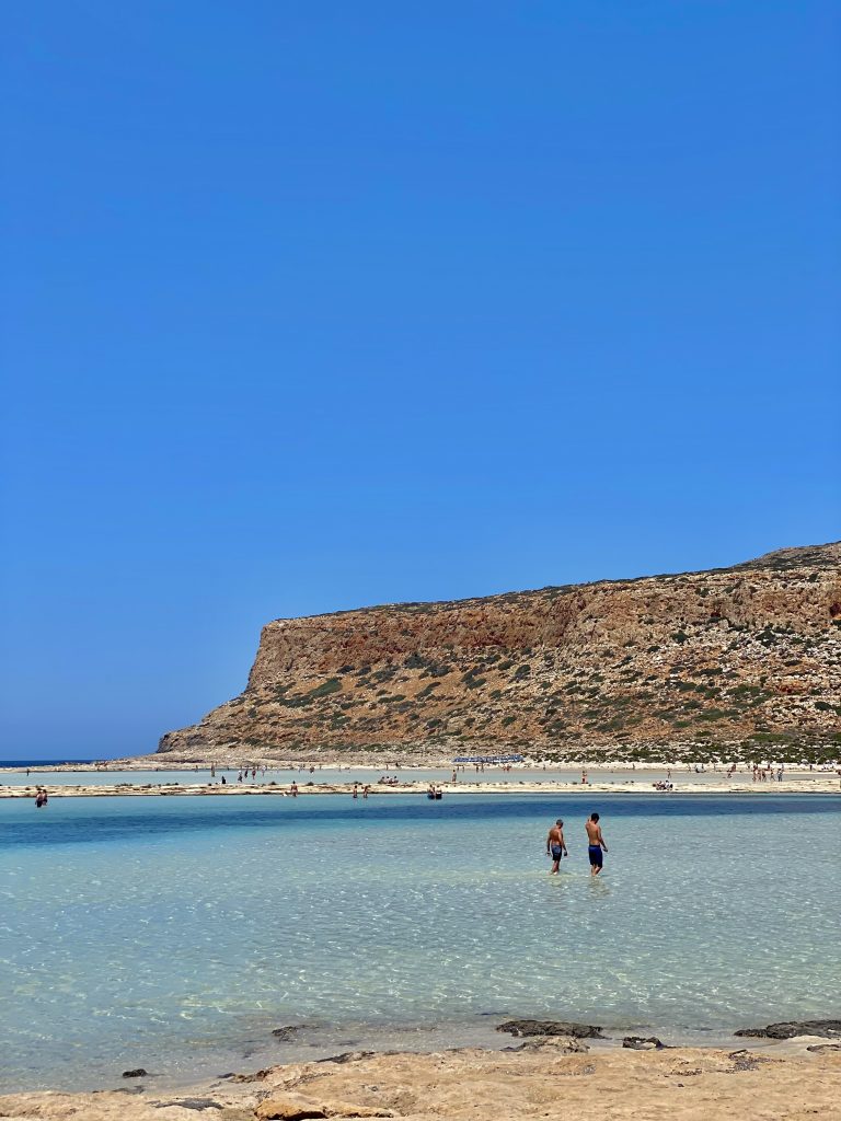 Lagon de Balos, eau cristalline