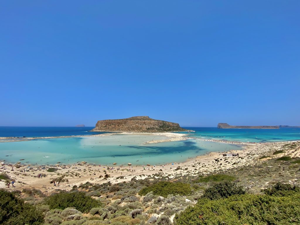 Vue panoramique du Lagon de Balos