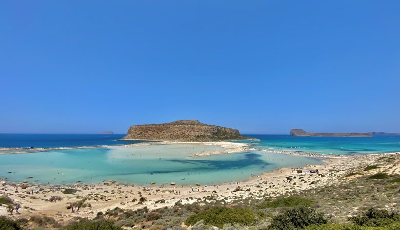 Vue panoramique du Lagon de Balos