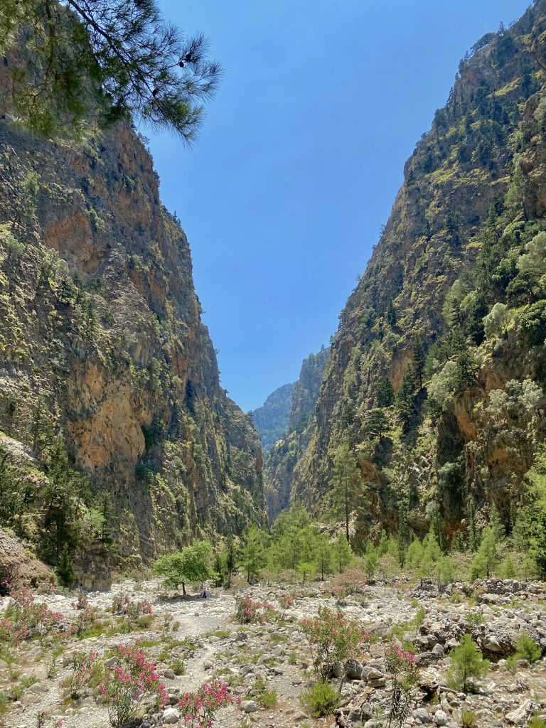 Entrée des Gorges de Samaria, Crète