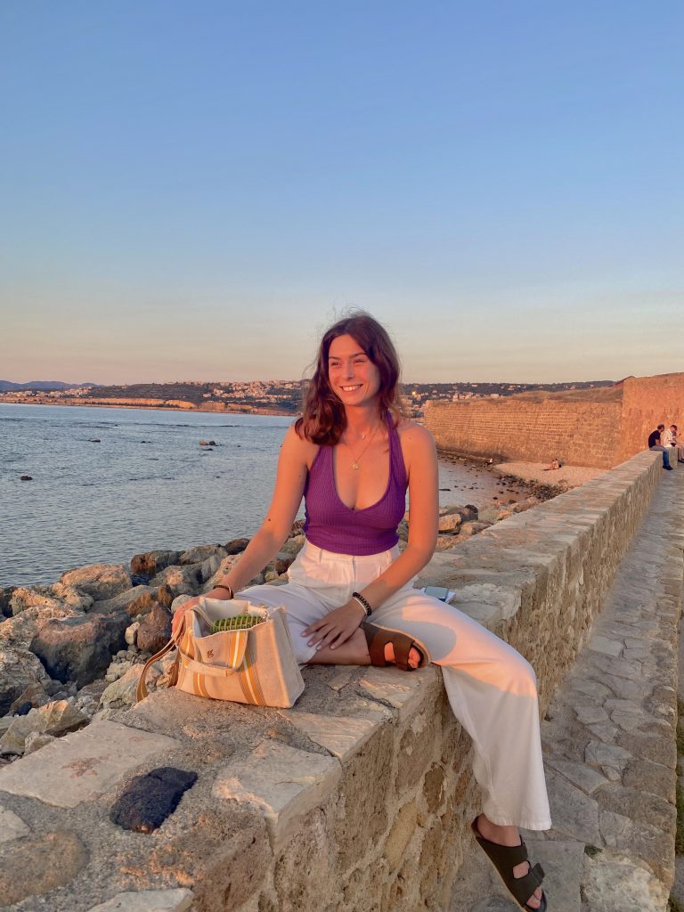 Coucher de soleil, La Canée, Travel girl aesthetic