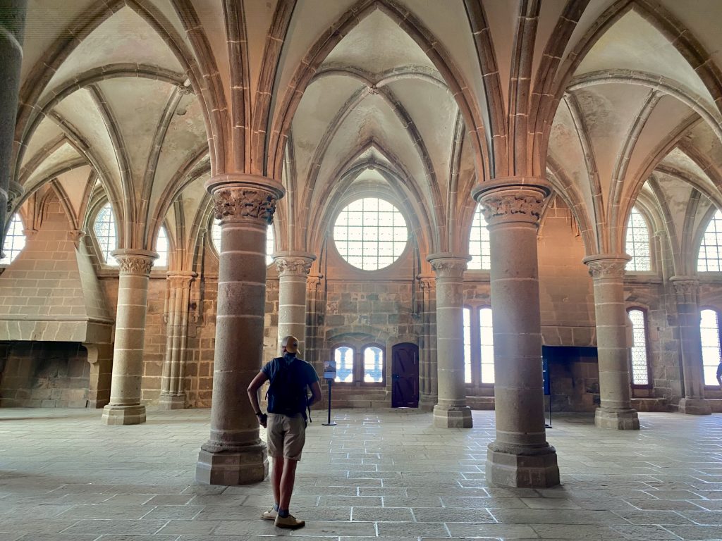 Crypte du sanctuaire du Mont-Saint-Michel